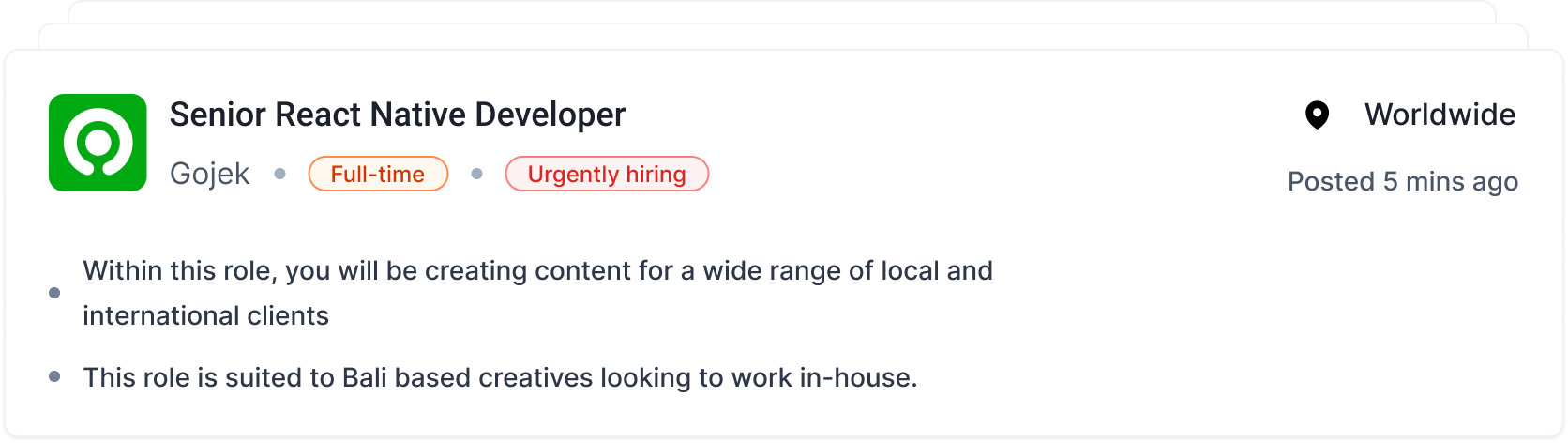 Free job posting on Woncoder